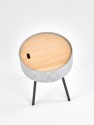 AURA table gray / black