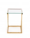 NANCY table gold / transparent