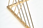 NANCY table gold / transparent