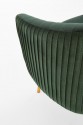 CROWN armchair dark green / gold