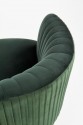 CROWN armchair dark green / gold