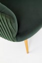 CROWN armchair dark green / gold