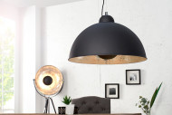 Hängeleuchte Studio schwarz silber