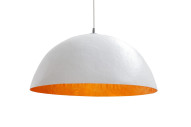 BLISTER - Ø70CM TAKLAMPA VIT/GULD