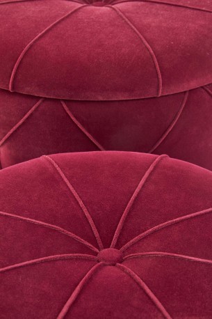 POLLY set of 2 poufs, burgundy