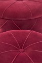 POLLY set of 2 poufs, burgundy