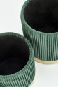 MONTY set of 2 poufs, dark green