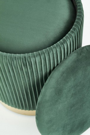 MONTY set of 2 poufs, dark green