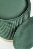 MONTY set of 2 poufs, dark green