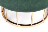 MINTY pouf, dark green / gold