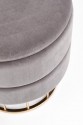 MINTY pouf, gray / gold