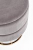 MINTY pouf, gray / gold