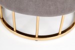 MINTY pouf, gray / gold
