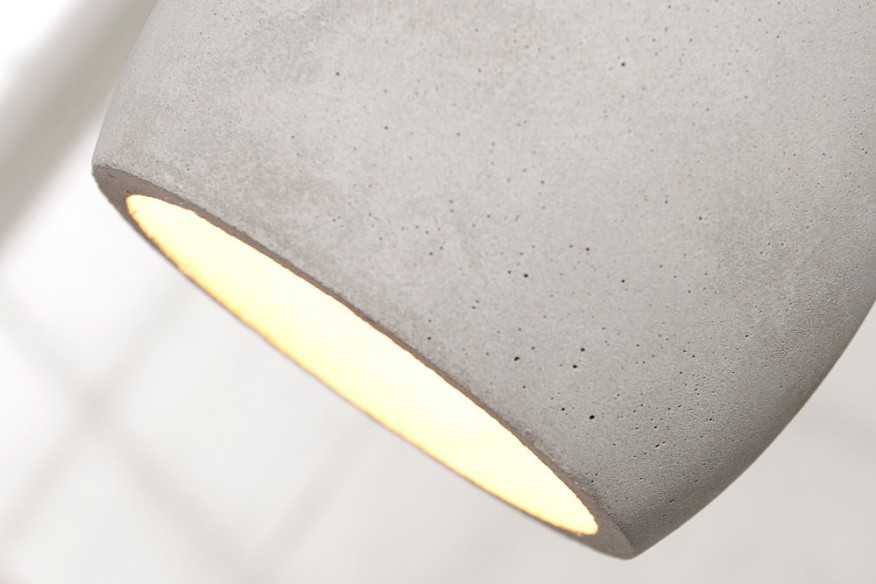 Hängeleuchte Cement grau 3er Beton