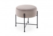 NIVA pouf gray / black