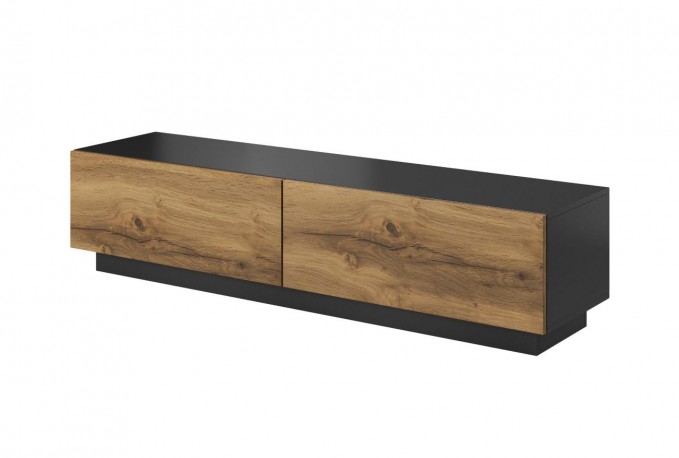NEA TRES - Elegant TV-möbel i antracit och votanek 160 cm