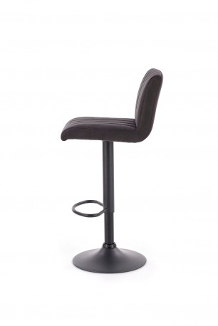 H-89 bar stool - dark gray / black