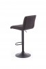 H-89 bar stool - dark gray / black
