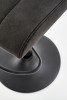 H-89 bar stool - dark gray / black