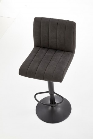 H-89 bar stool - dark gray / black