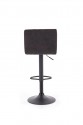 H-89 bar stool - dark gray / black