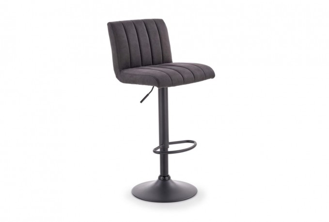 H-89 bar stool - dark gray / black