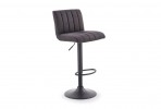 H-89 bar stool - dark gray / black