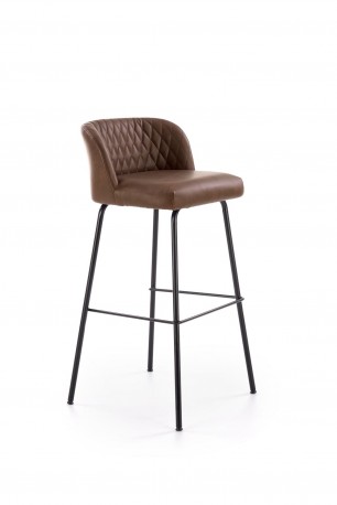 H92 bar stool dark brown