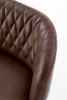 H92 bar stool dark brown