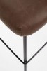 H92 bar stool dark brown