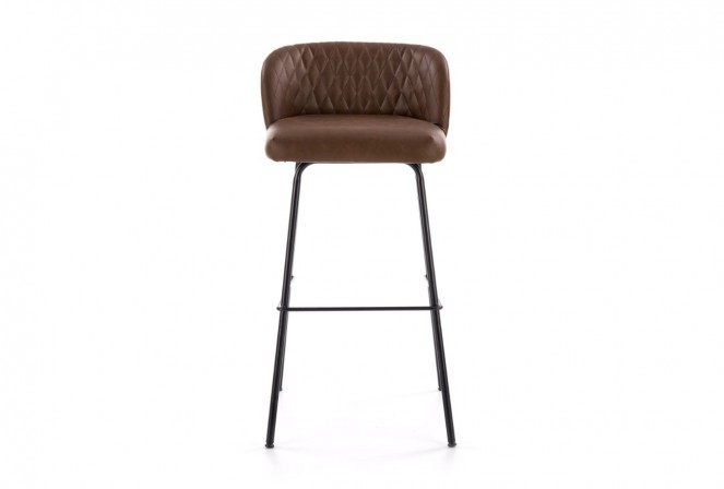 H92 bar stool dark brown 2