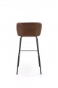 H92 bar stool dark brown