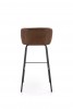 H92 bar stool dark brown