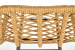 H97 bar stool natural - black