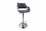 H-98 bar stool light oak / gray