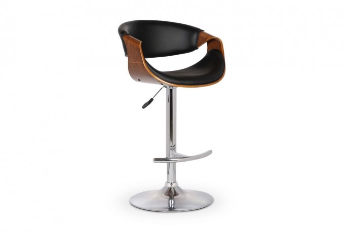 H100 bar stool walnut / black