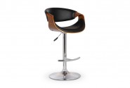 H100 bar stool walnut / black