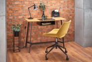 B41 desk golden oak / black