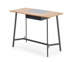 B41 desk golden oak / black