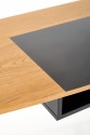 B41 desk golden oak / black