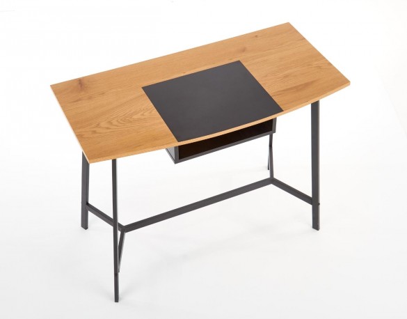 B41 desk golden oak / black