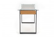 B36 desk golden oak / black