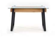 B36 desk golden oak / black