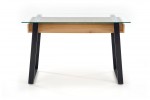 B36 desk golden oak / black