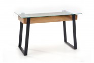 B36 desk golden oak / black