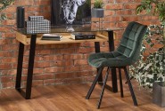 B36 desk golden oak / black