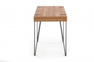 B39 desk honey walnut - black