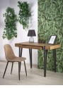 B39 desk honey walnut - black