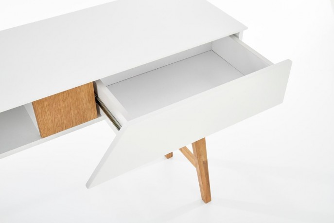 KB72 - Konsol-/sminkbord i massivt trä 110 x 35 cm