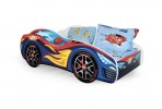 TEMPO - Rolig barnsäng i form av en racerbil 151x75 cm